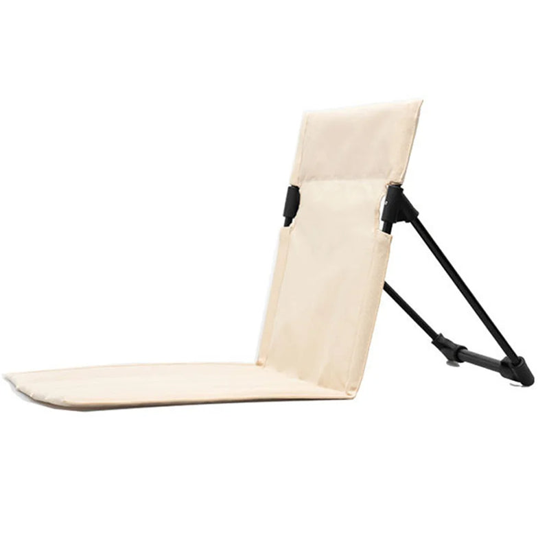 Chaise Camping Pliante Paresseuse avec Coussin Dossier - Jardin Plage