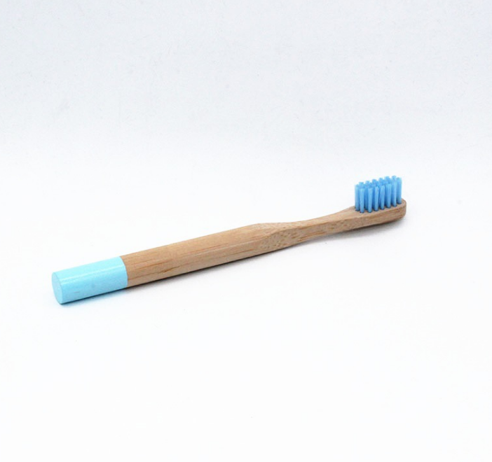 Brosse à Dents Bambou Naturel Biodégradable - Écologique - 5 Couleurs - Étui Voyage