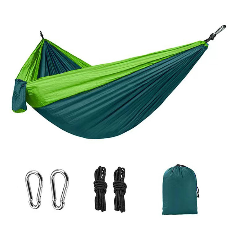 Hamac Parachute Simple Double - Tissu Couleur - Balançoire Large - Loisir