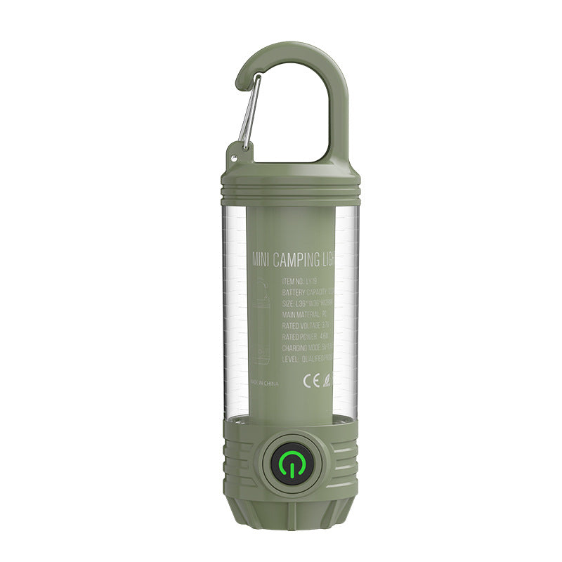 Lampe Camping Rétro Multifonction - Torche Puissante - Rechargeable - Ambiance