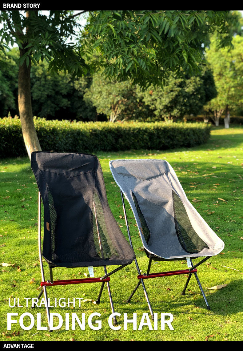 Chaise Lune Pliante Haute - Camping Pêche - Plage Loisirs