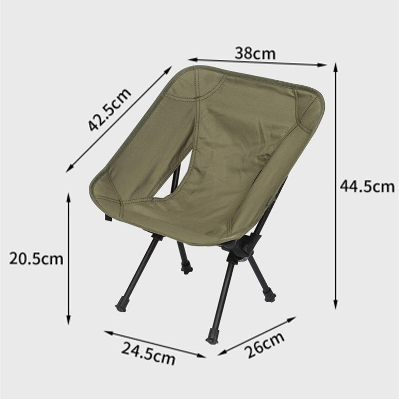 Chaise Camping Pliante Ultra Légère - Simple - Pêche Loisirs