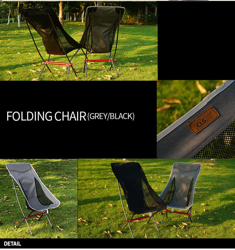 Chaise Lune Pliante Haute - Camping Pêche - Plage Loisirs