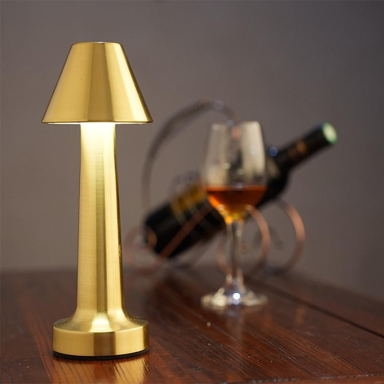 Lampe Table Bar Rétro Tactile LED Rechargeable Sans Fil - Restaurant Café Chambr