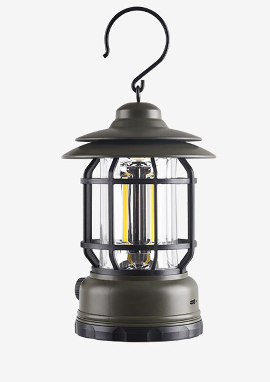 Lampe Camping Rétro Cheval - Rechargeable - Multifonction - Dimmable