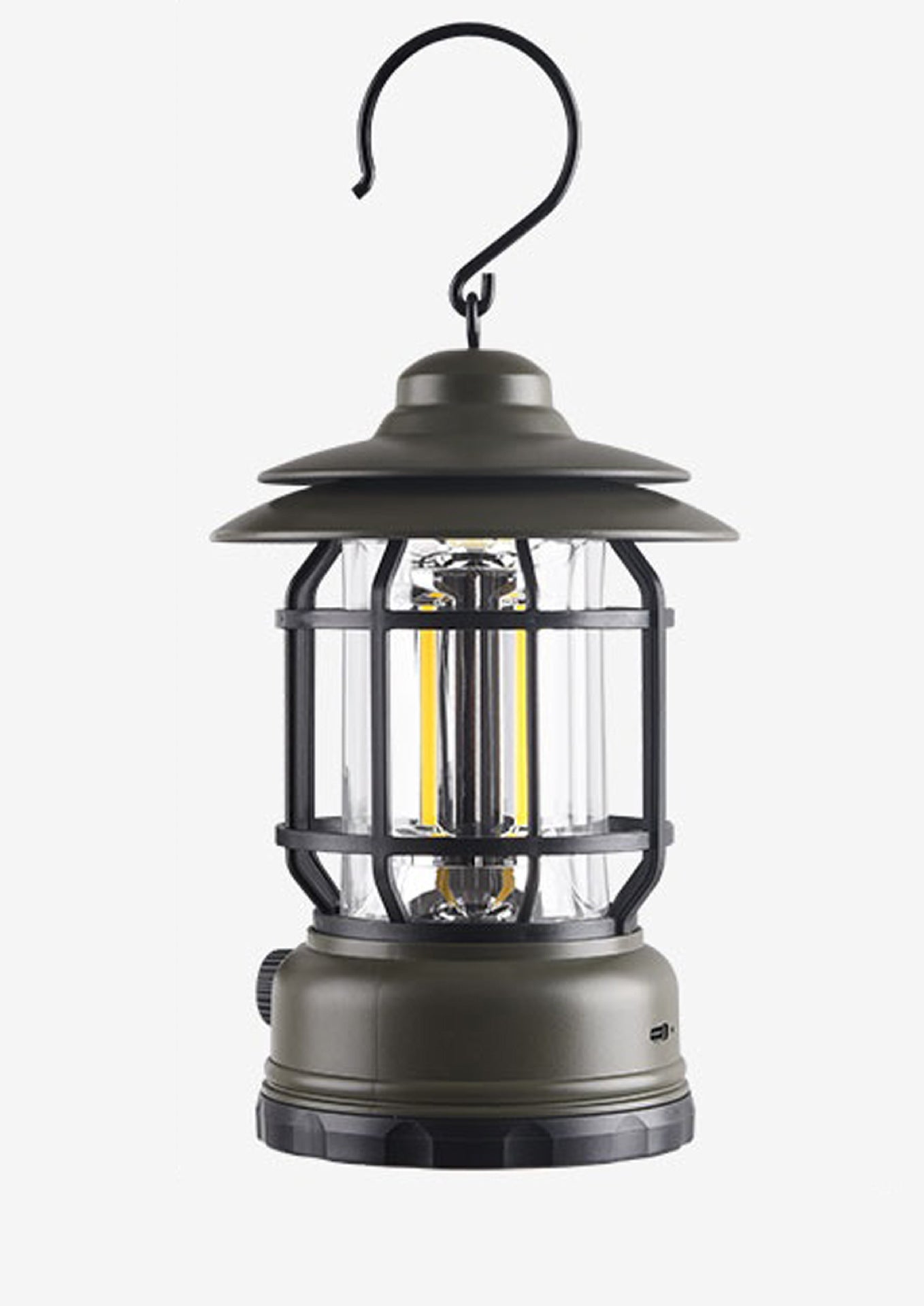Lampe Camping Rétro Cheval - Rechargeable - Multifonction - Dimmable