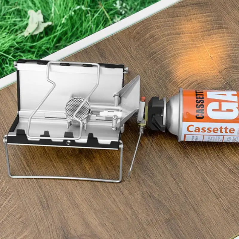 Réchaud Cassette Pliant Mini 2600W - Coupe-Vent - Camping Gaz