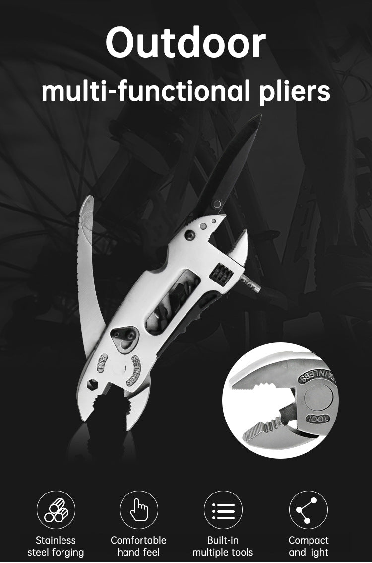 Pince Multi-Outils Camping - Clé Combinée - Régulière