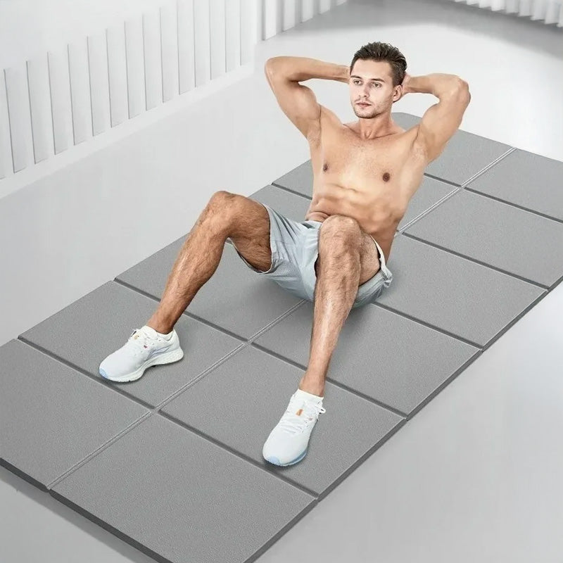 Tapis Yoga TPE Écologique Pliable - Double Face Antidérapant - Voyage Pilates