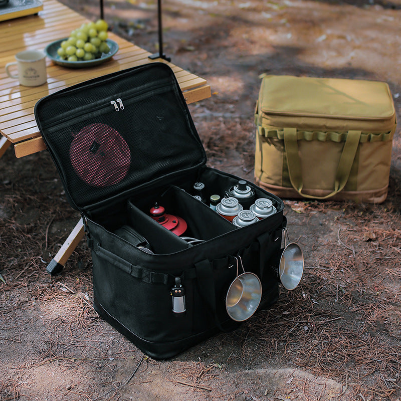 Sac Rangement Vaisselle Camping - Anti-Choc Étanche - Ustensiles Cuisine