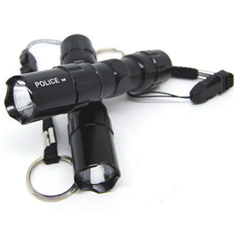 Mini Lampe Torche LED Zoom - Étanche - Puissante - Chasse Camping