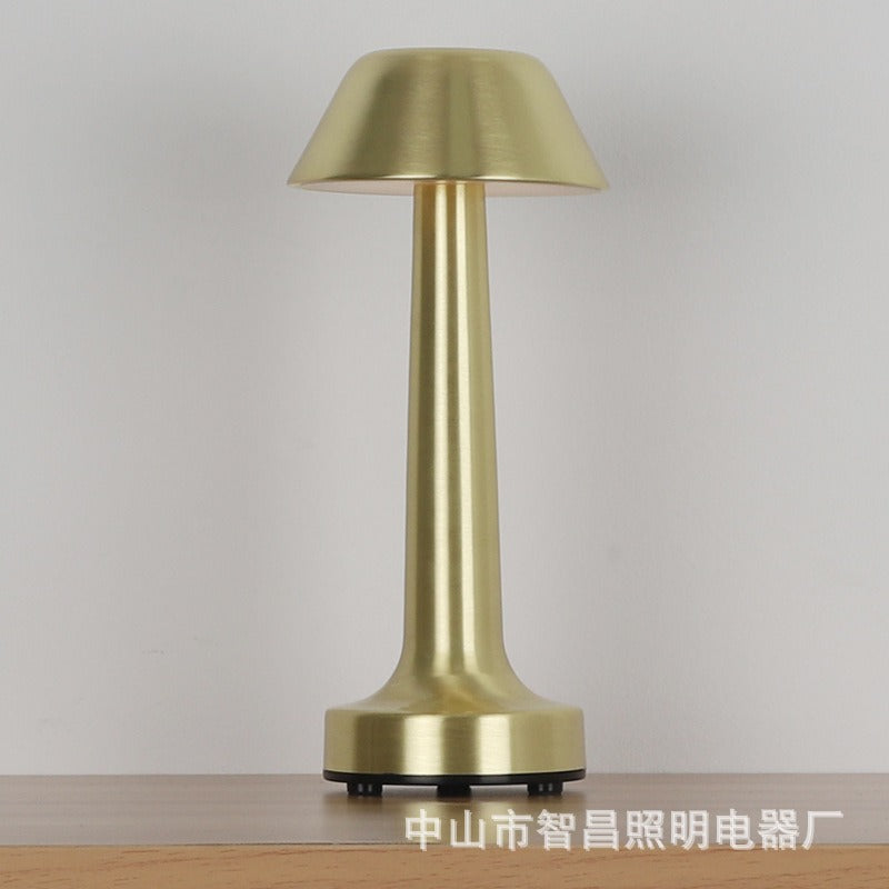 Lampe Table Bar Rétro Tactile LED Rechargeable Sans Fil - Restaurant Café Chambre