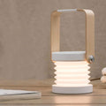 Lanterne Poignée Bois Télescopique Pliante - LED Rechargeable - Lecture Nuit