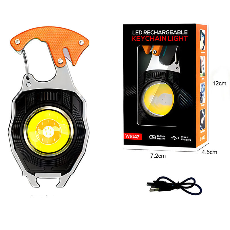 Lampe Porte-Clés Travail - Allume-Cigare Charge - Camping Auto Réparation