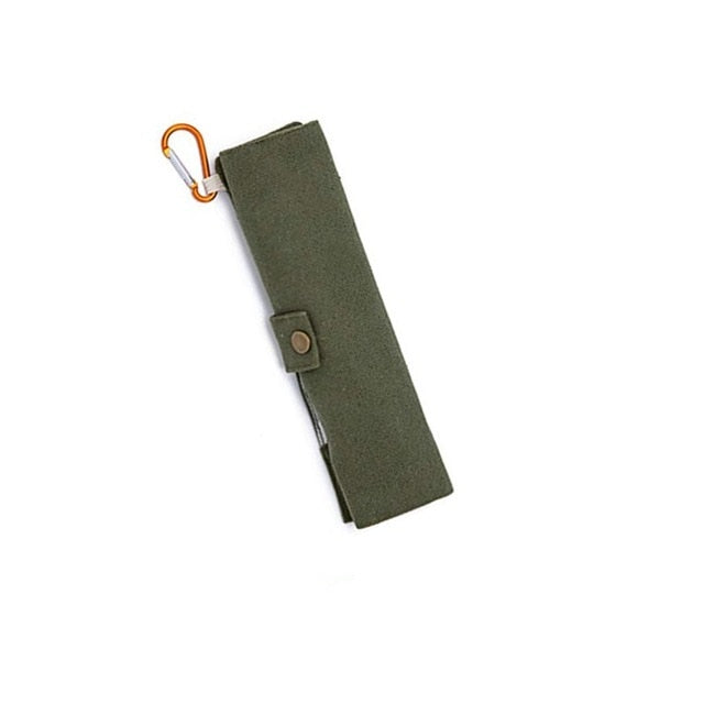 Couverts Bambou Écologique 7 Pièces - Portable - Fourchette Couteau Paille Réutilisable