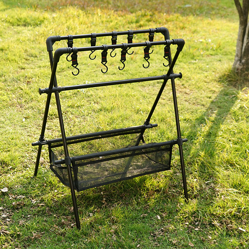 Étagère Pliante Camping - Séchoir Voiture - Filet Séchage - Rangement