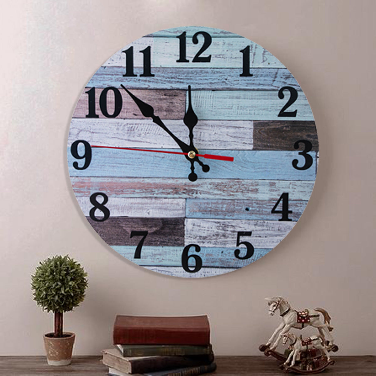 Horloge murale décorative vintage pour la maison