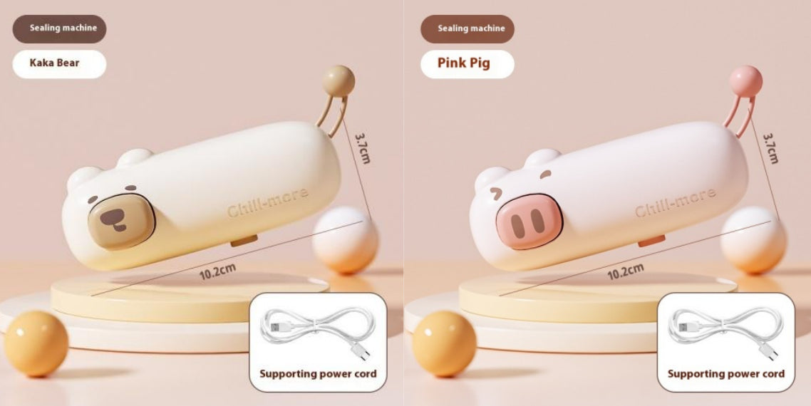Mini scelleuse de sacs rechargeable USB avec coupe-sac