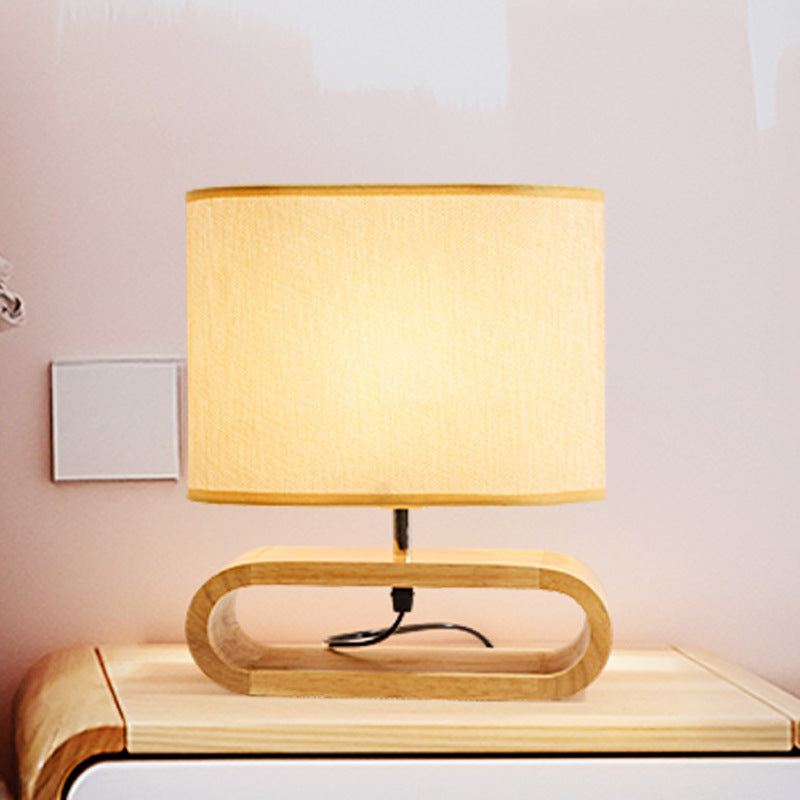 Lampe Chevet Table Bois Simple - Chambre